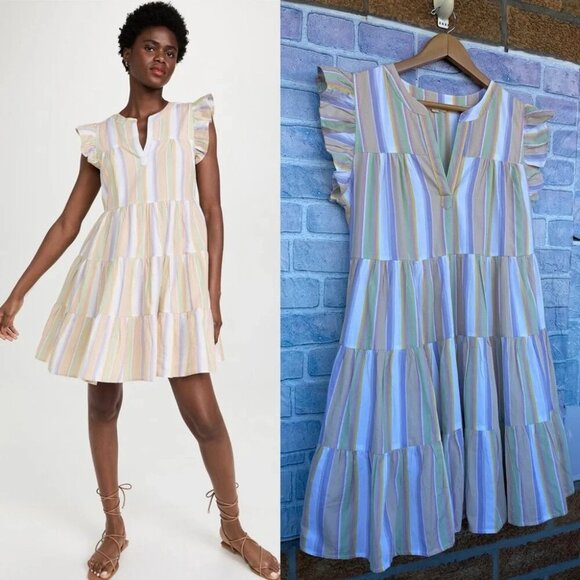 Roller Rabbit Darrel Stripe Pippa Dress size medium - Picture 2 of 16